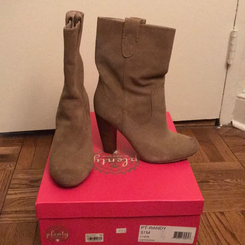 Plenty by Tracy Reese - size 7 - Cappuccino-Suede